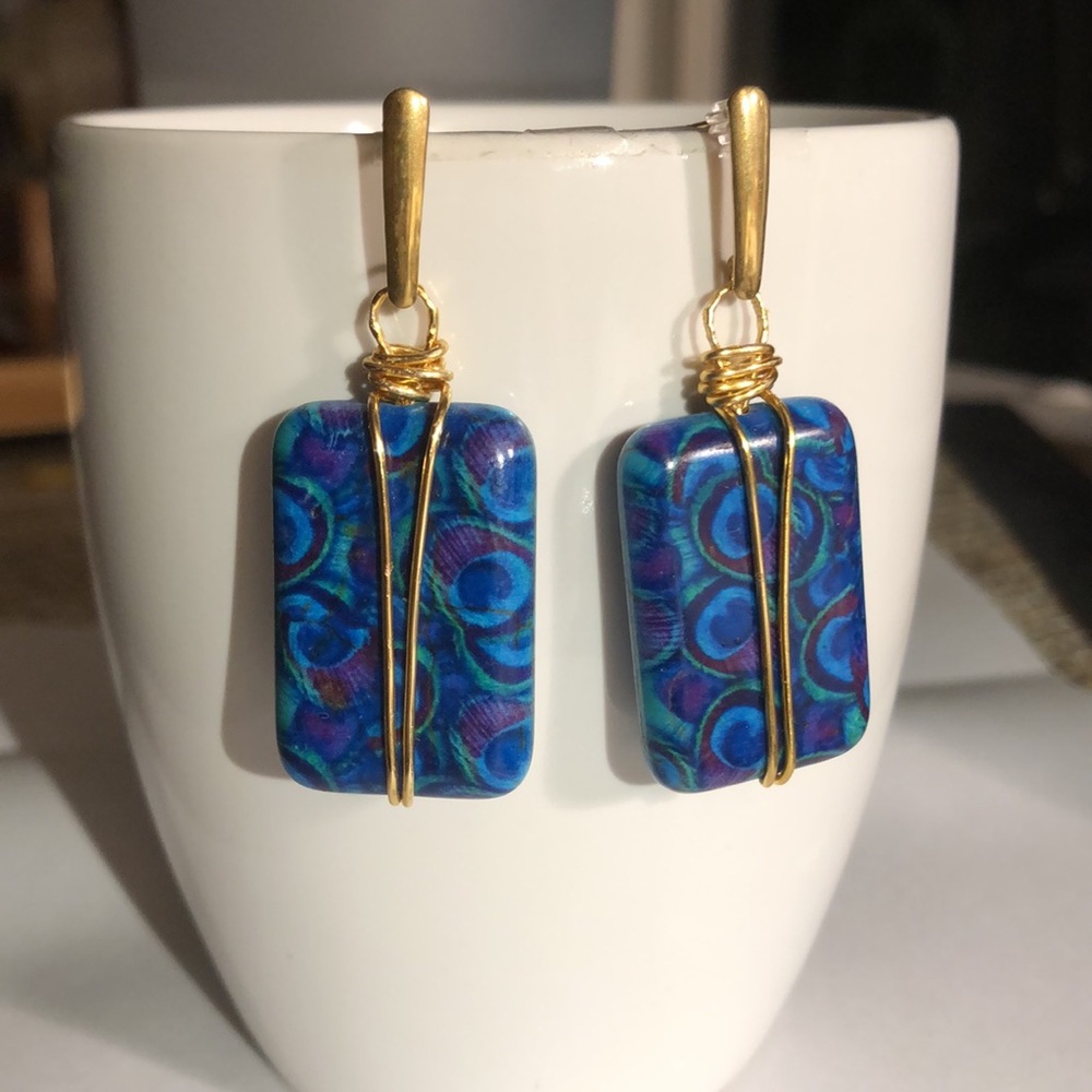 Blue skies earrings
